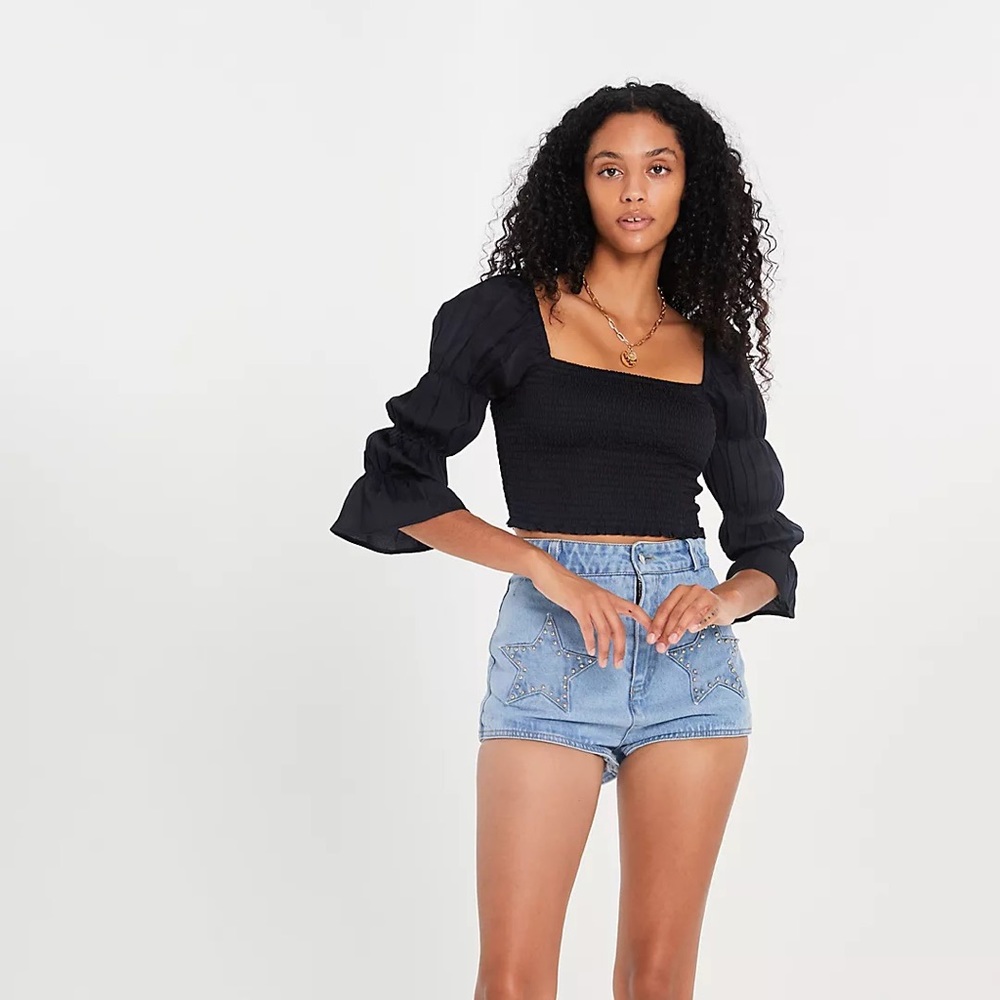 Free people shirred top